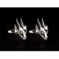 Sterling Silver Cufflinks - Custom Oryx